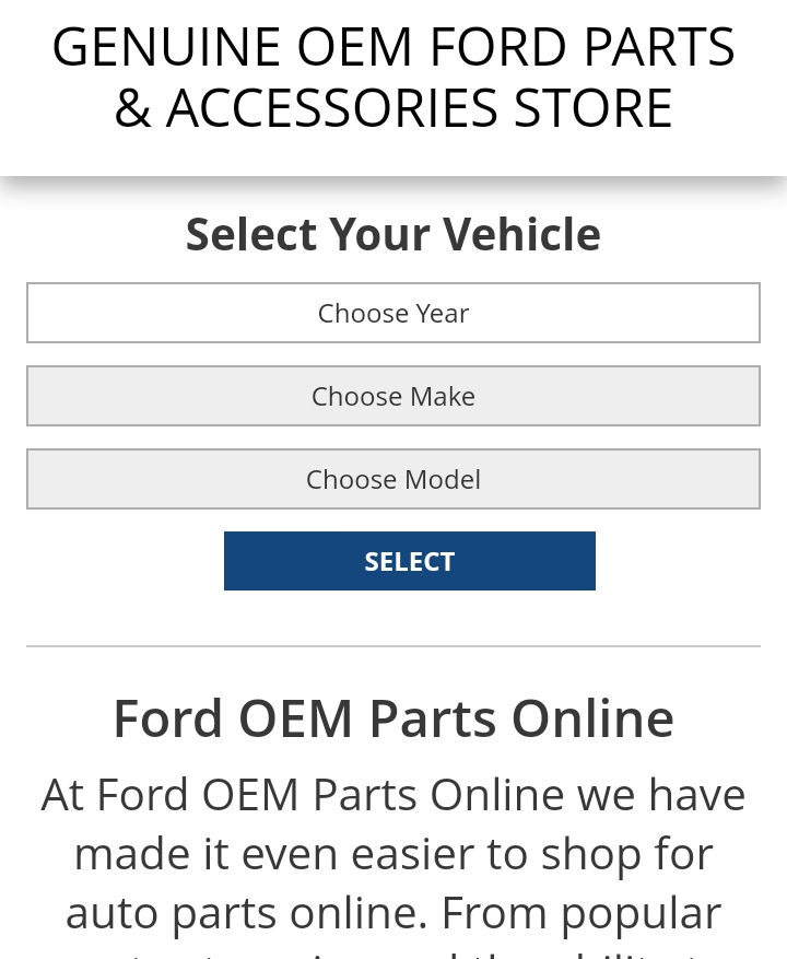 Is Ford.oempartsonline.com Legit